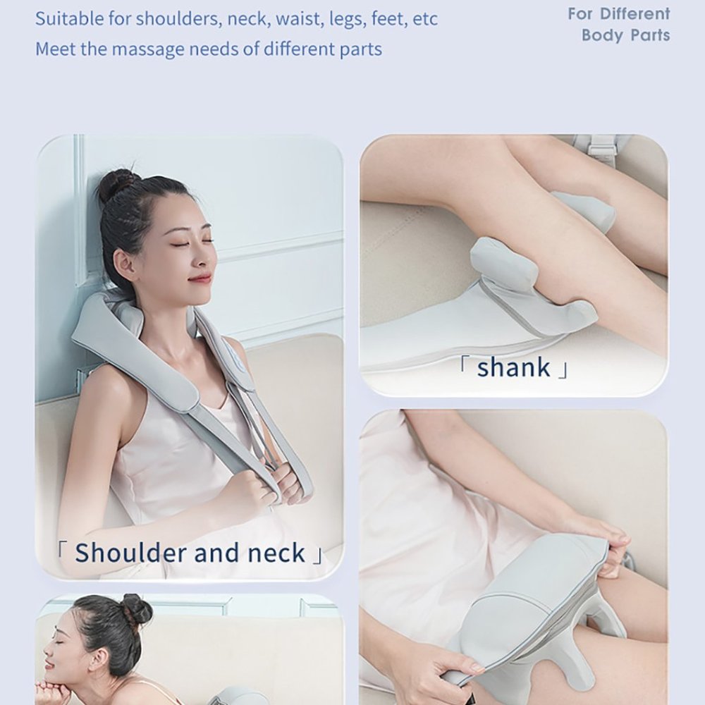 SHAWL  Massagers for Neck and Shoulder with Heat  Grasping Kneading Acupoints…